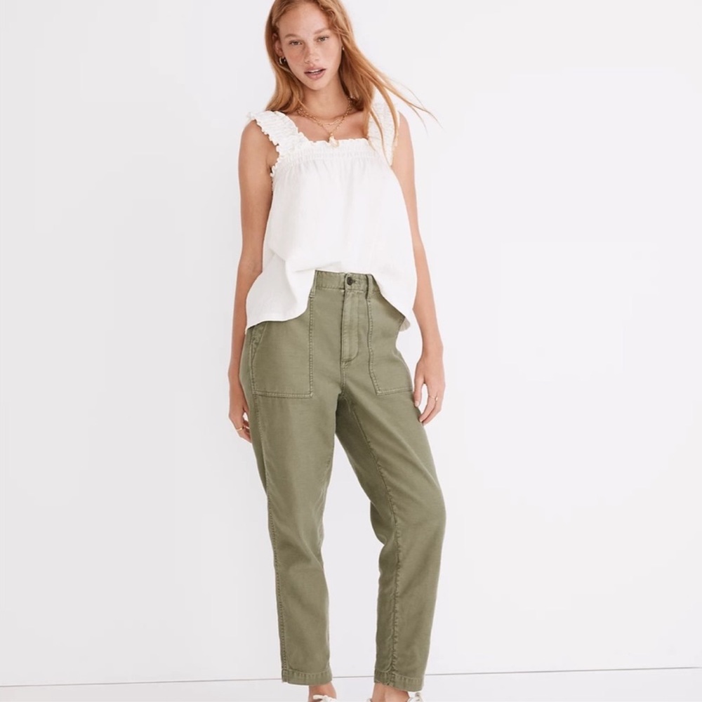 Madewell NWT Curvy griff utility pants
